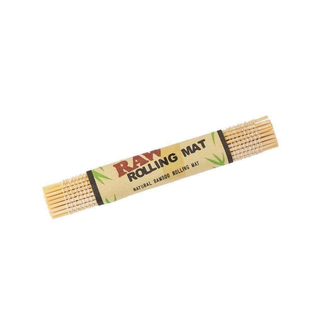 Easy-to-use RAW rolling mat smoking accessory made of natural bamboo with a refreshing ethnic style