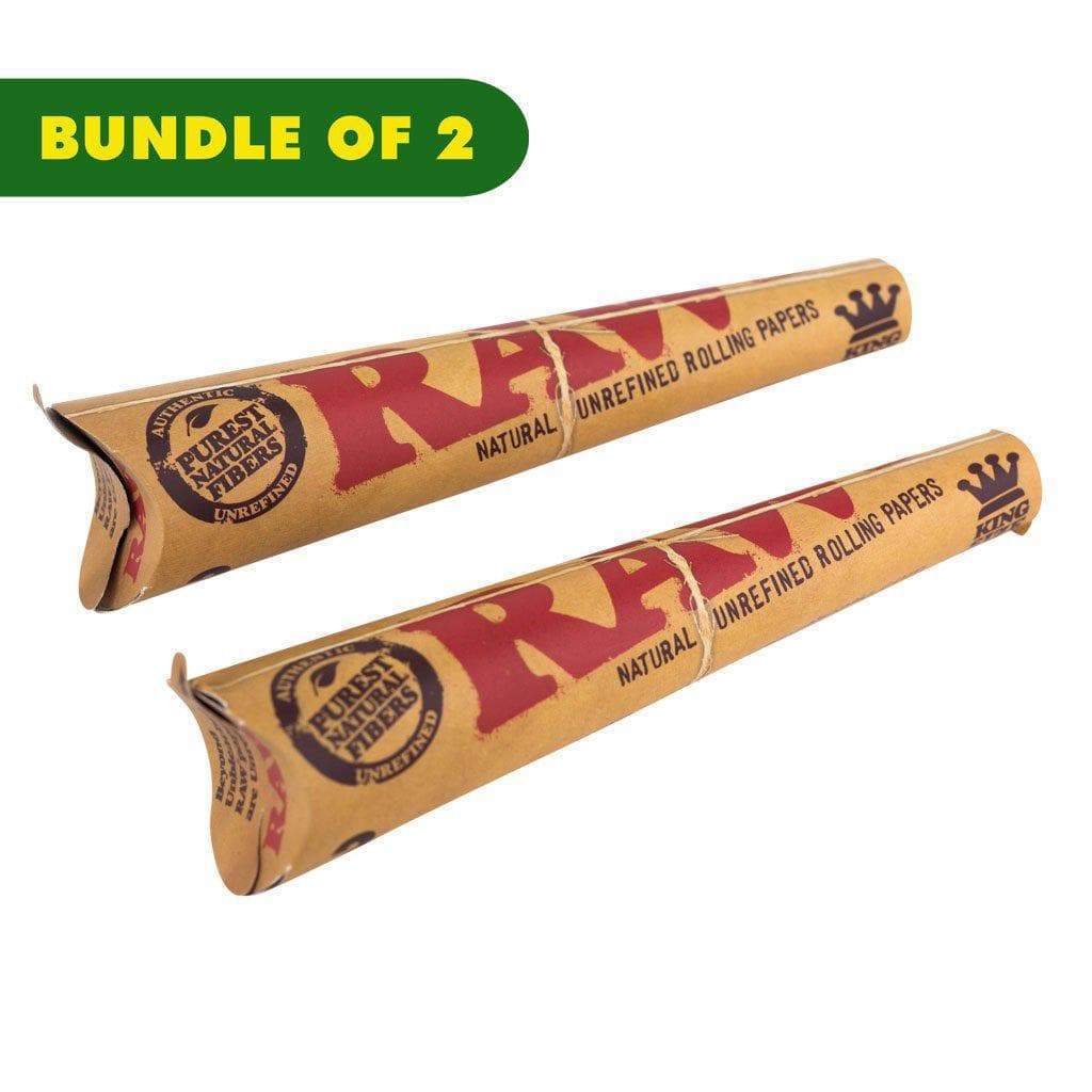 Pre-rolled classic RAW king size cone papers wide in a unique cone shape and wooden rustic style