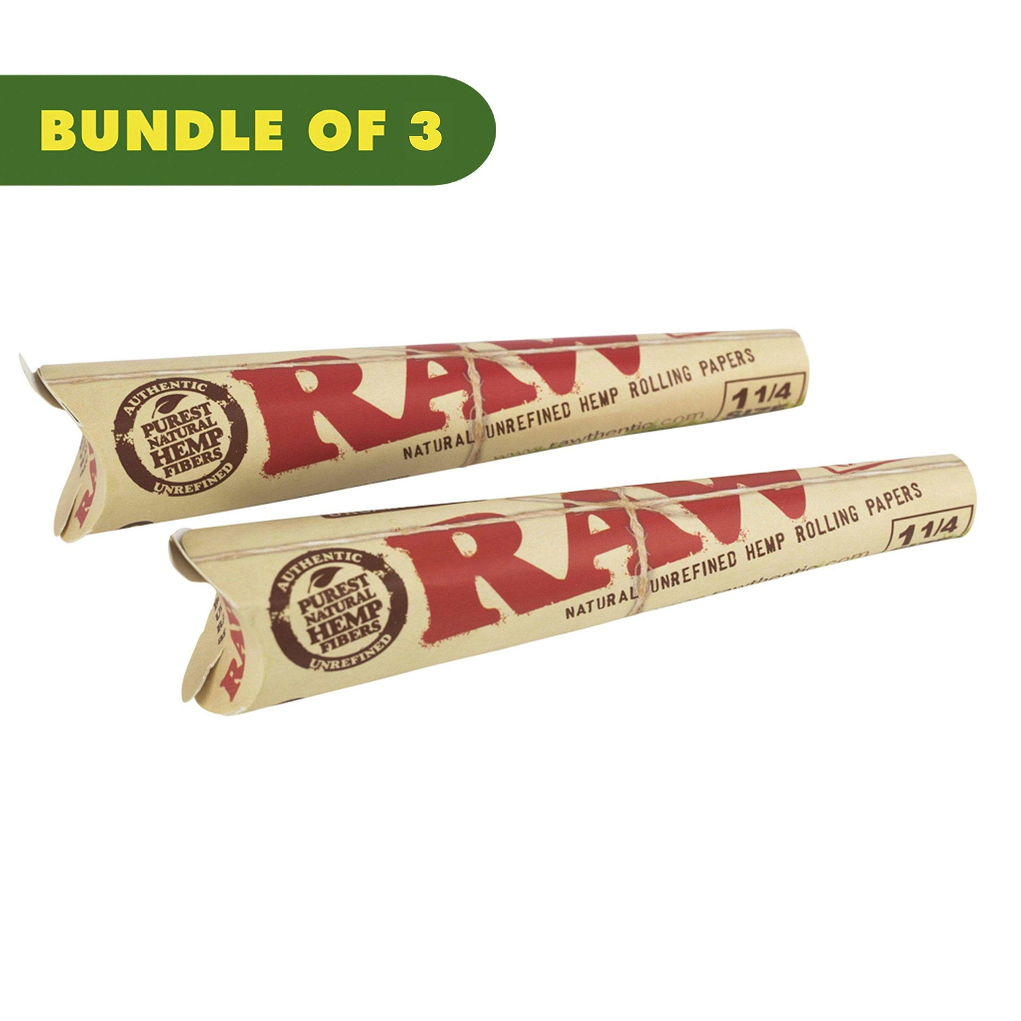 Pre-rolled organic RAW cone papers 1 ¼ wide in a unique cone shape and wooden rustic style