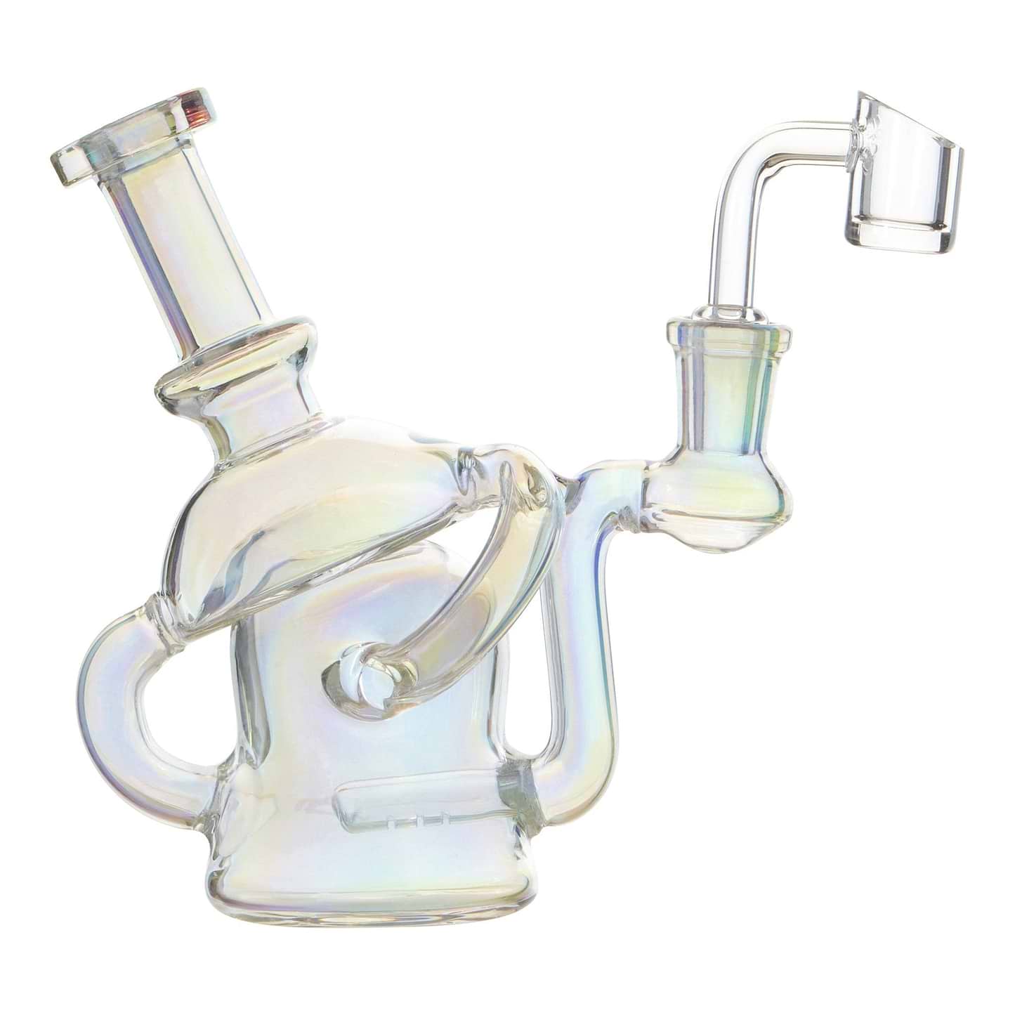 Recycling Chalice Dab Rig - 6in Rainbow