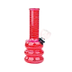 5-inch glass mini carb bong smoking device with security window with downstem and bowl red color