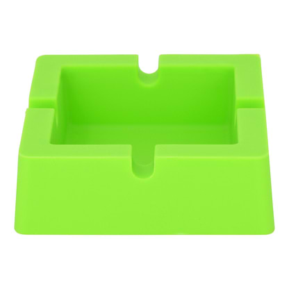 3.5 silicone ashtray tray smoking device smoking accessory with a square shape ice cube tray shape in green
