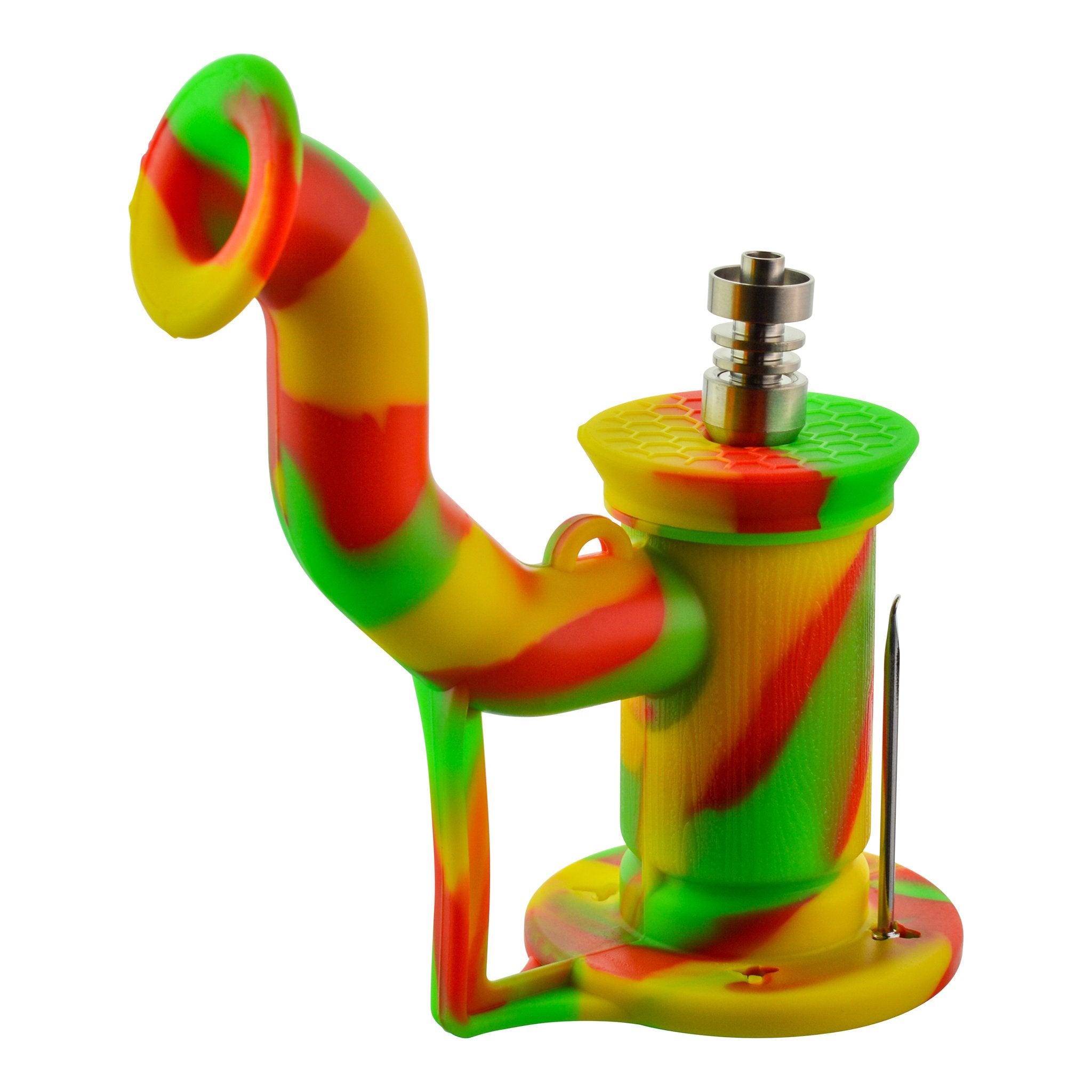 The Pipeline – 6 Silicone Mini Dab Rig