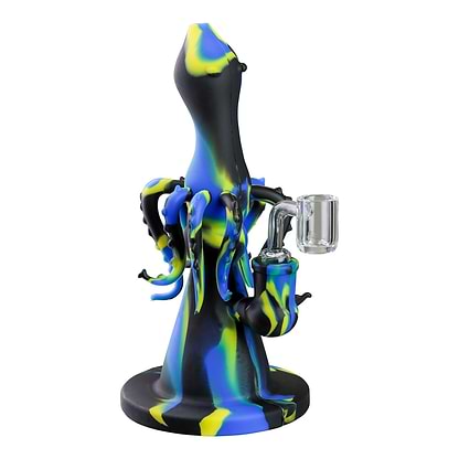 Silicone Squid Bong - 8.5in