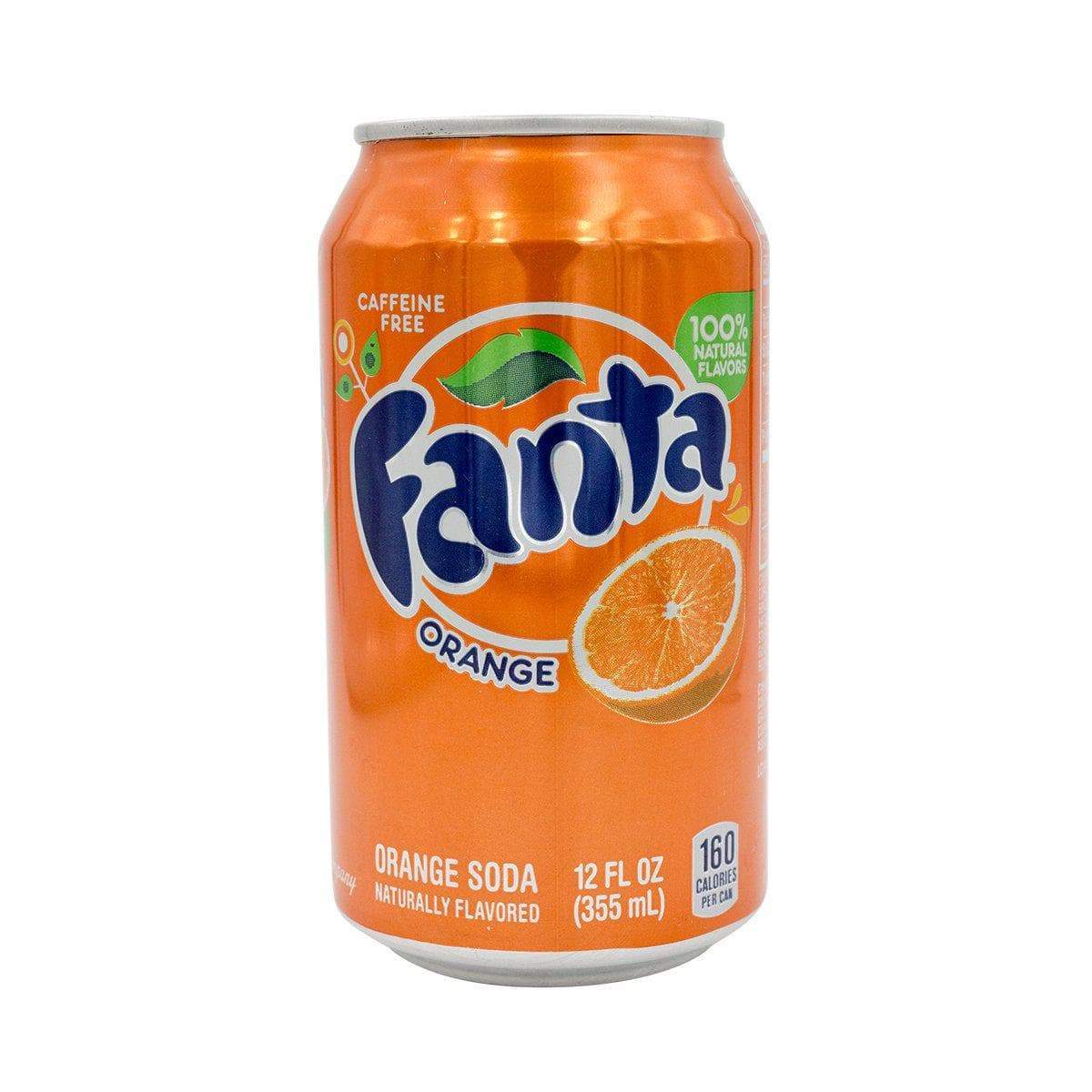 Discreet soda stash storage container with realistic shape design of real fanta can