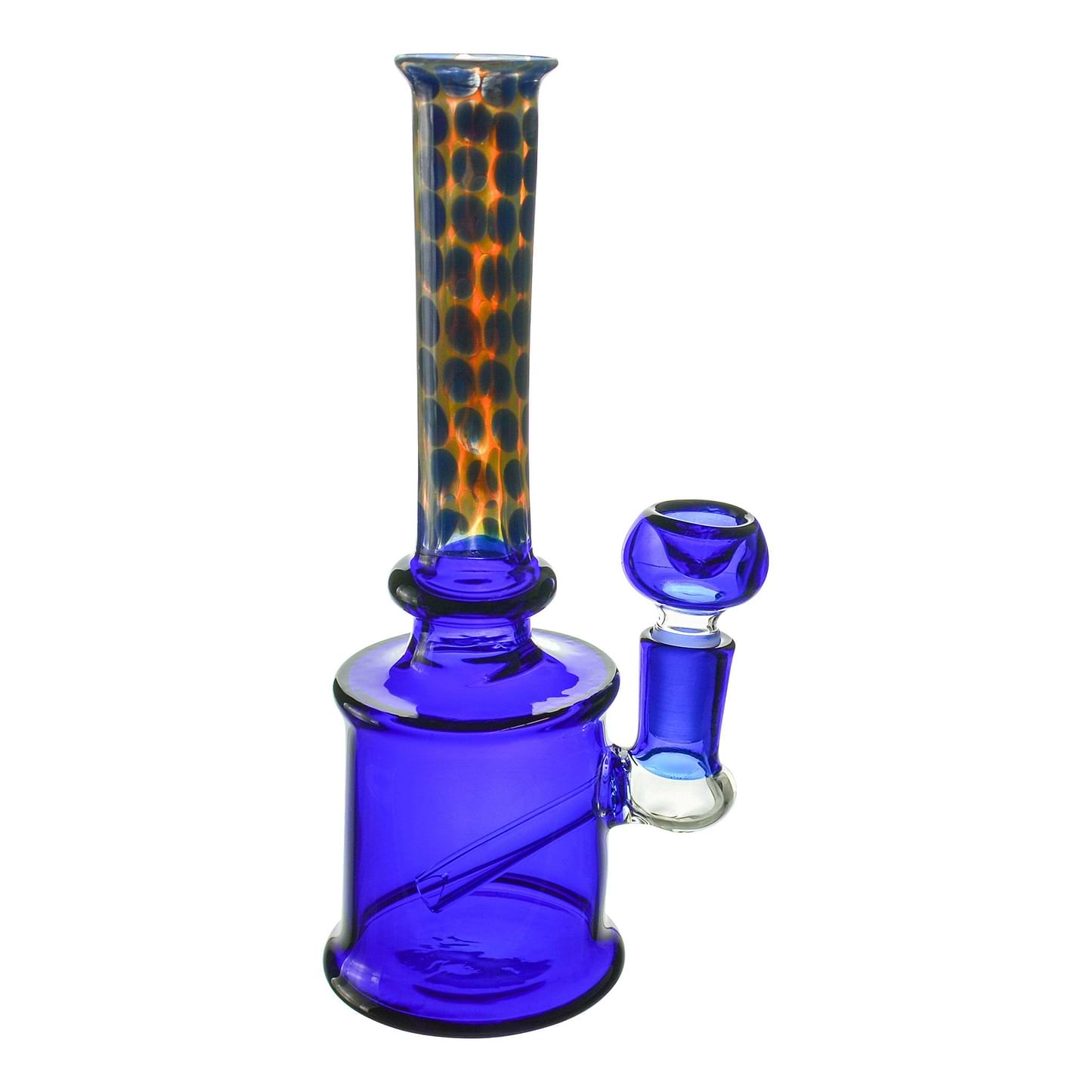 Spotted Bong - 7.5in Blue