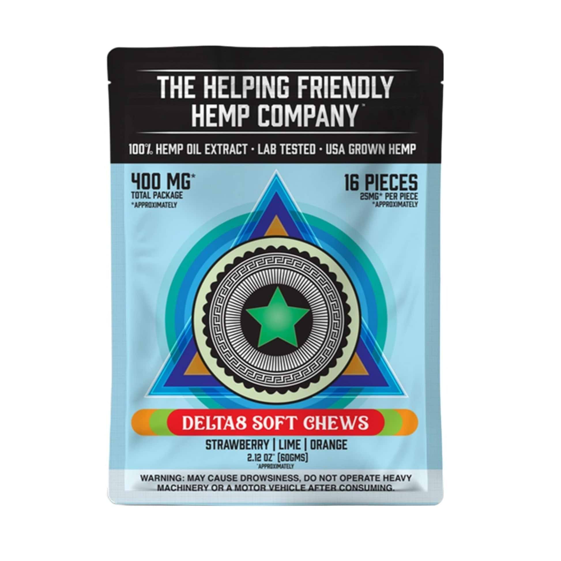 The Helping Friendly Delta 8 Soft Chews - 400mg