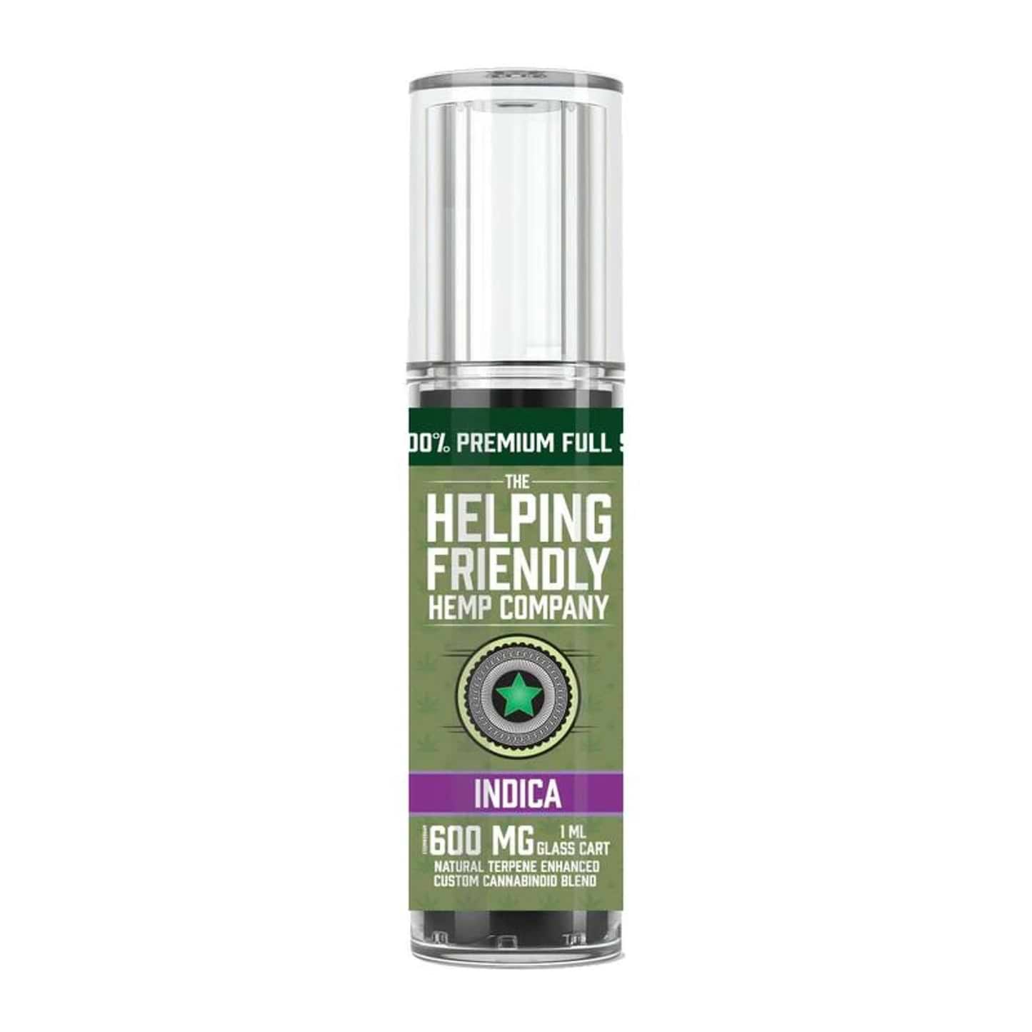 The Helping Friendly Full Spectrum Cartridge - 600mg 600mg / Indica