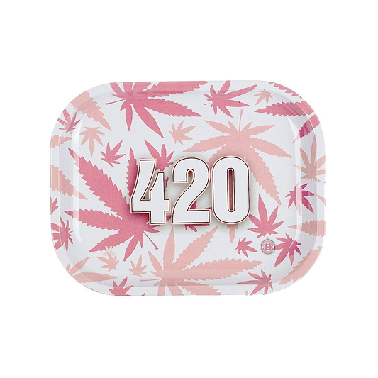 LARGE) 420 ROLLING TRAY W/ LID – Canna Style