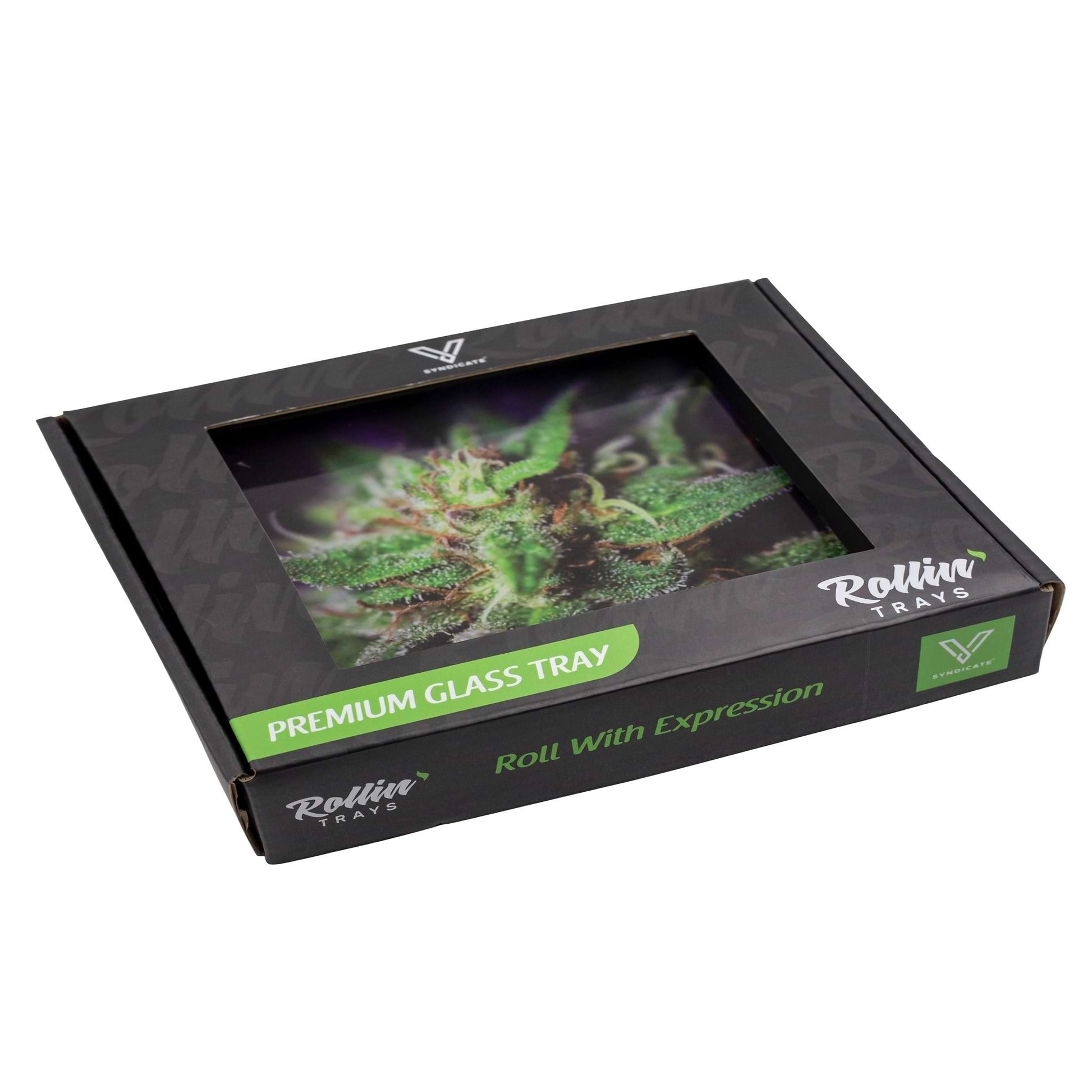 V Syndicate Blue Dream Glass Rolling Tray - 7in