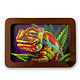 V Syndicate Small High Def Wooden Rolling Tray - 7.5in Cloud 9 Cameleon