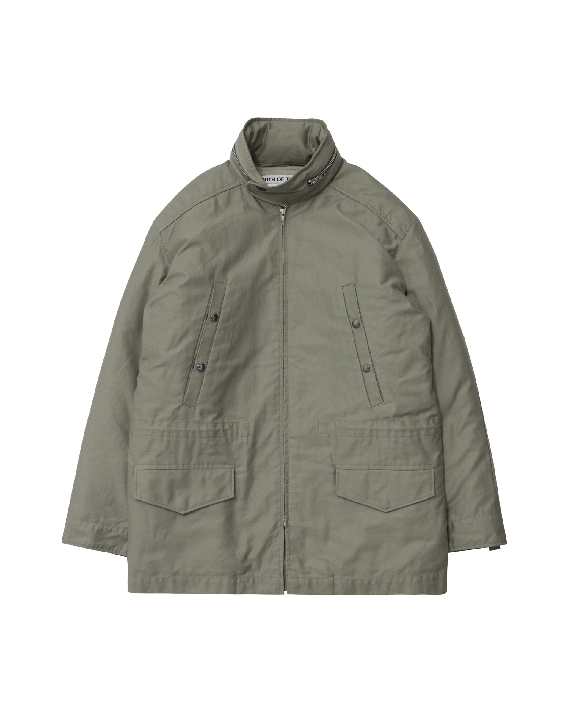 YOUTH OF THE WATER】ミリタリーダブルジップジャケット