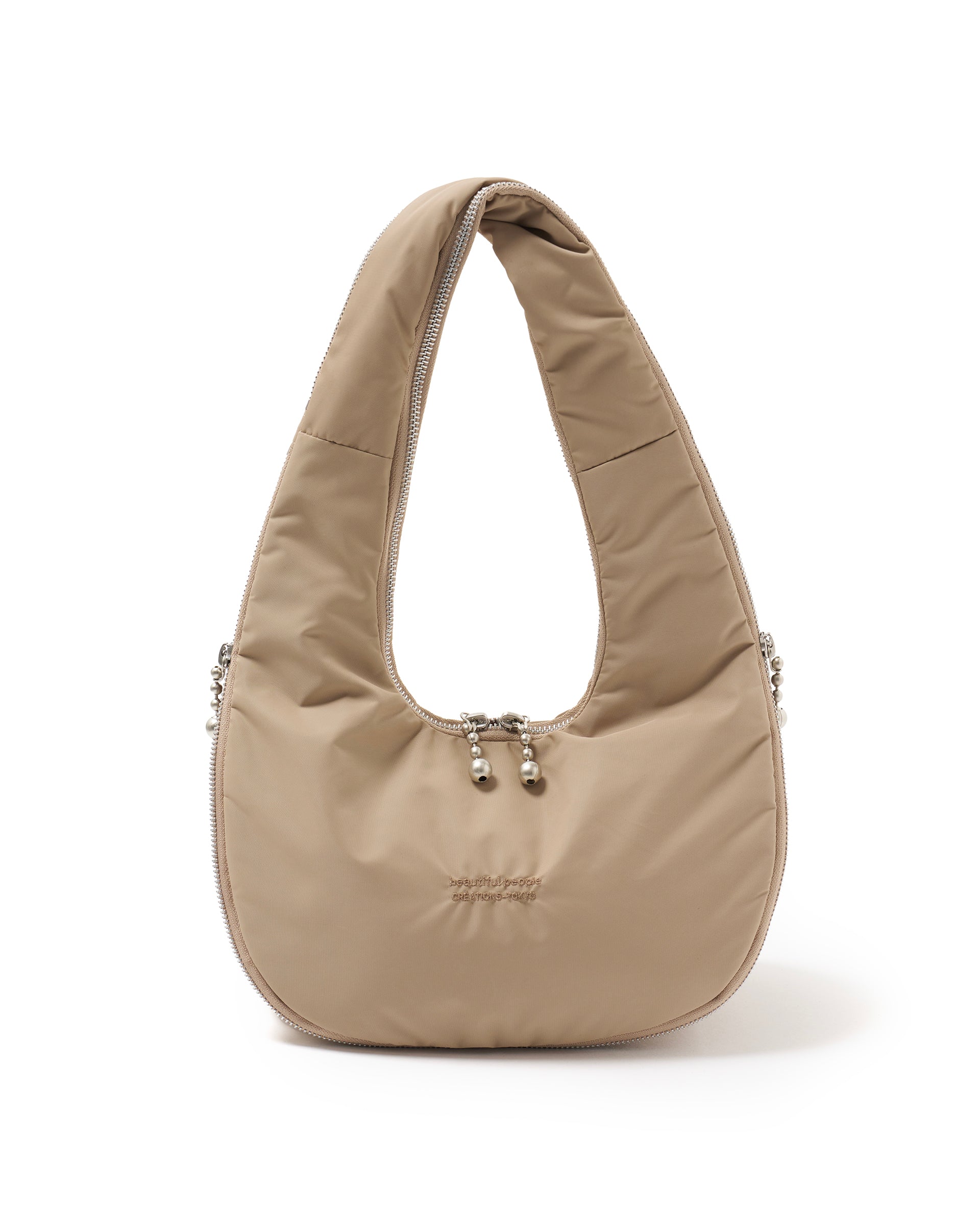 beautiful people】ライダースフラップショルダーバッグ