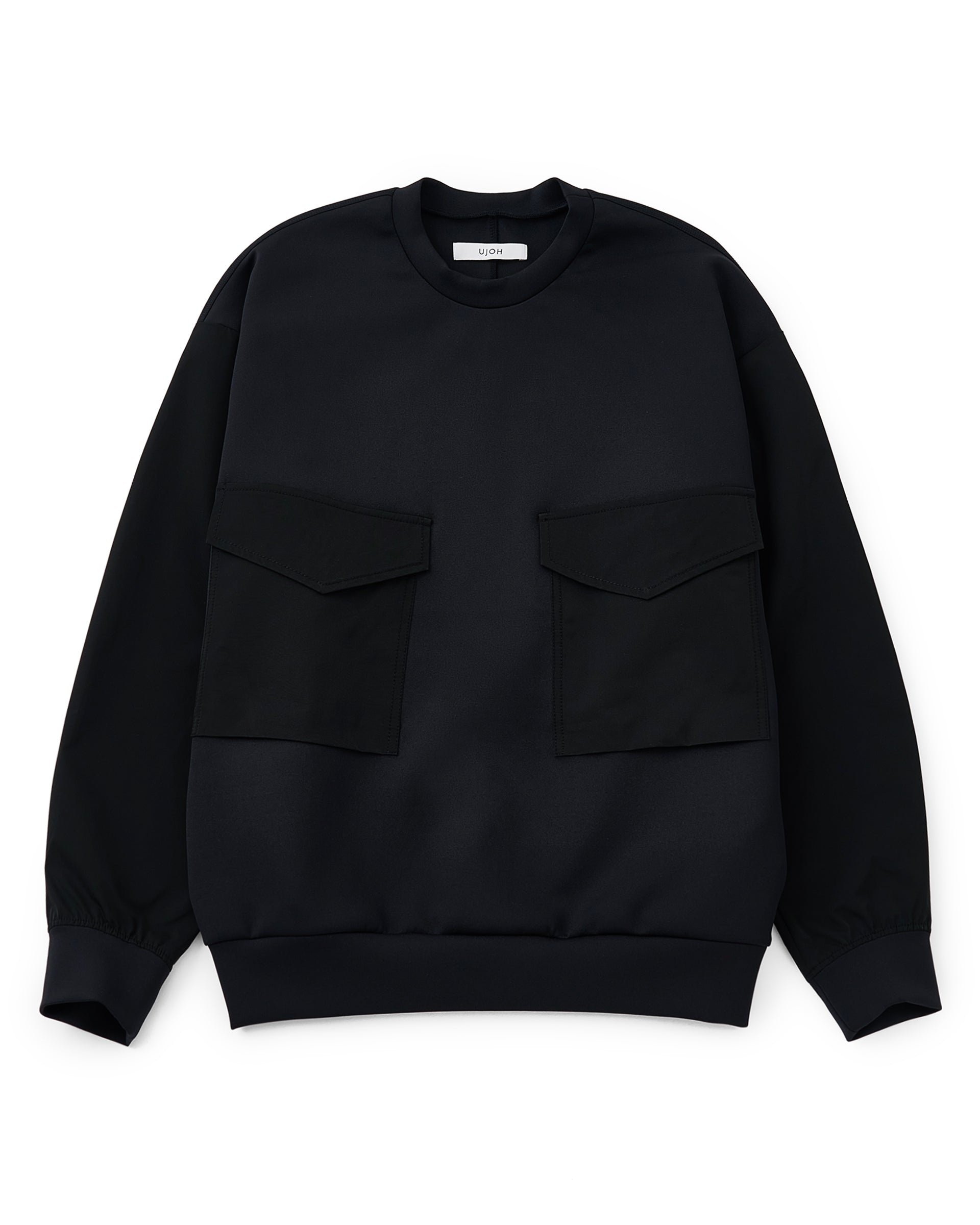 UJOH】ドローコードスタンドカラープルオーバー – ファッション