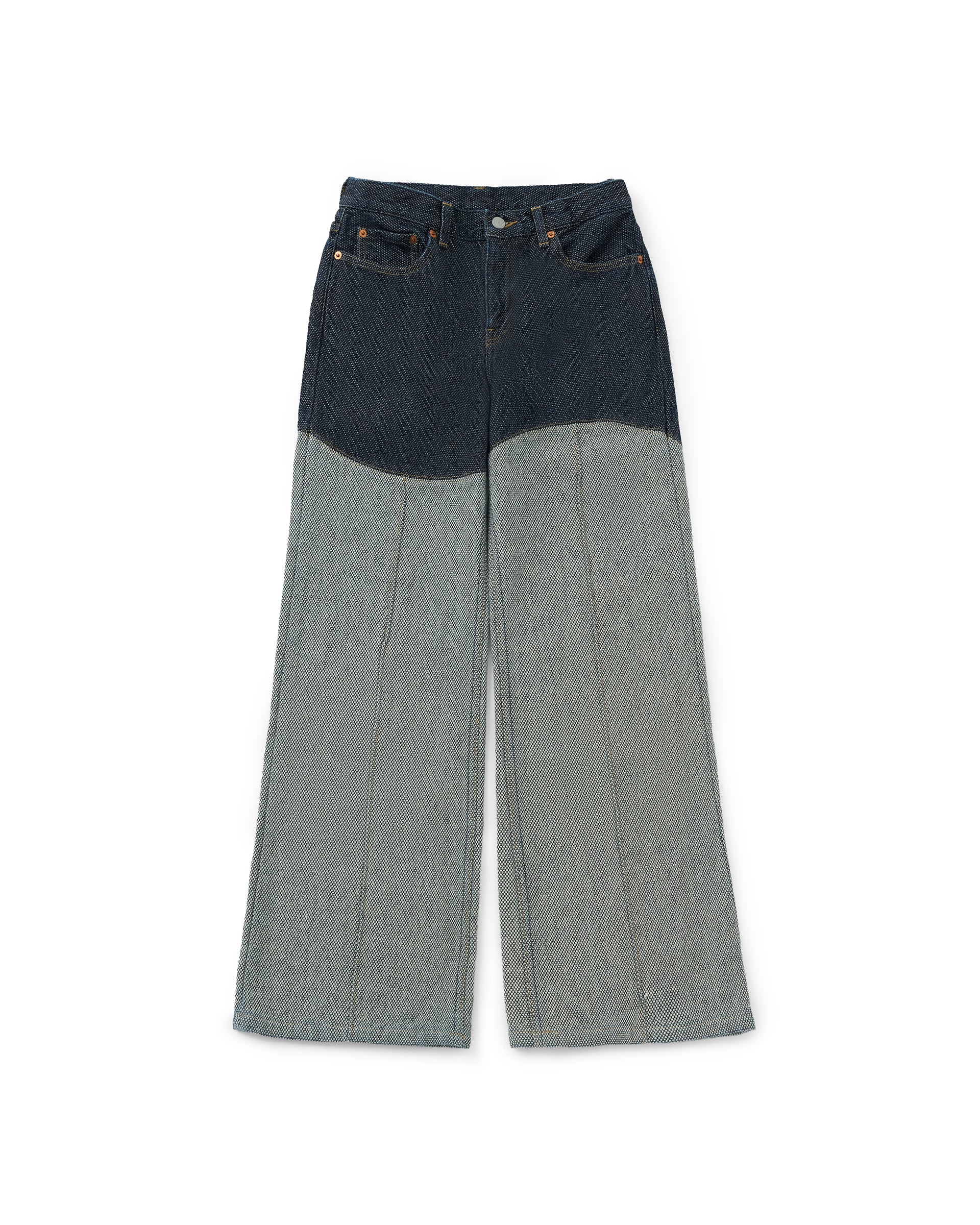 kotohayokozawa スリット　穴あき　パンツ　ブルー　コトハヨコザワ kotohayokozawa スリット 穴あき パンツ ブルー コトハヨコザワ