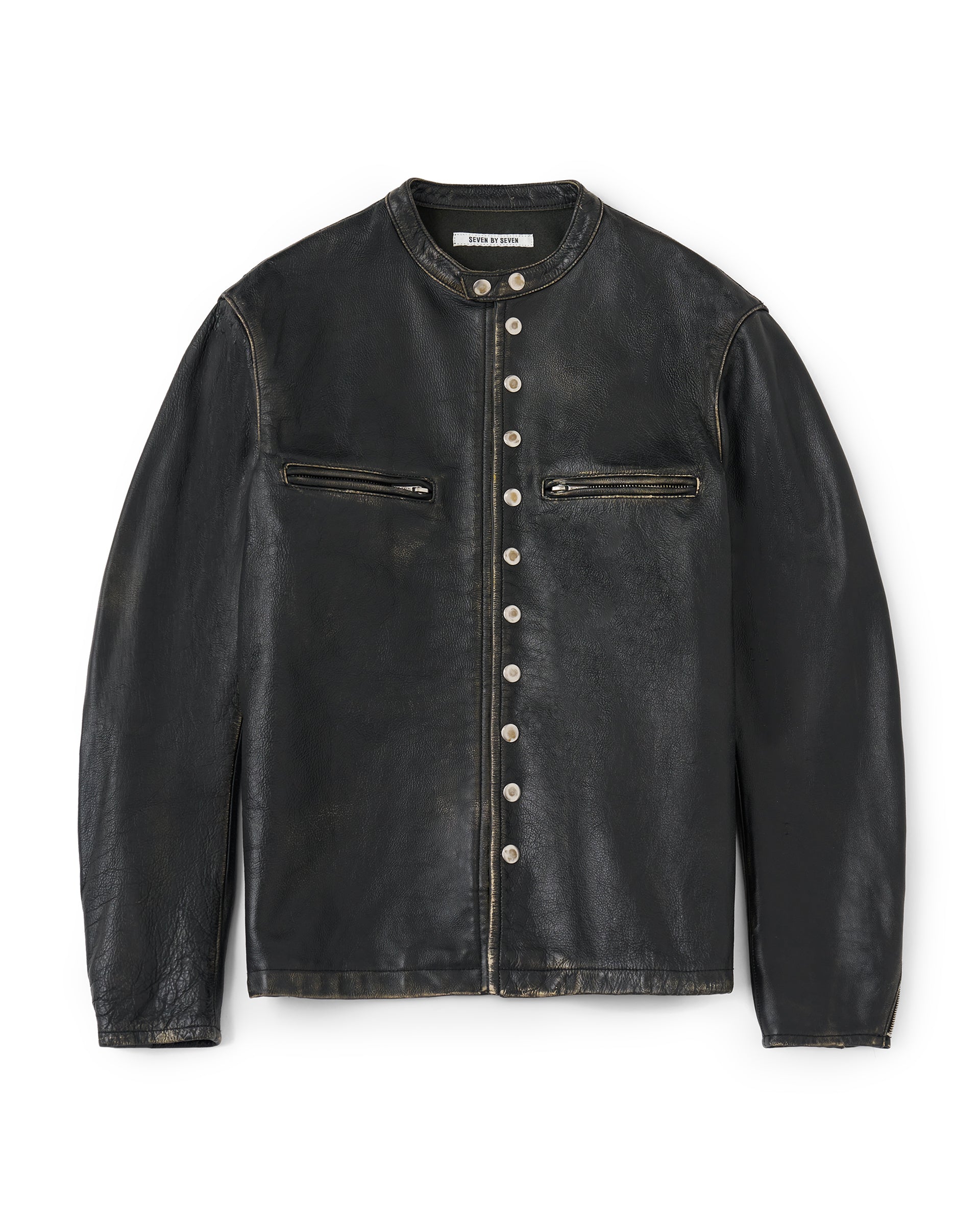 SEVEN BY SEVEN】レザーライダースジャケット – ファッションスナップ