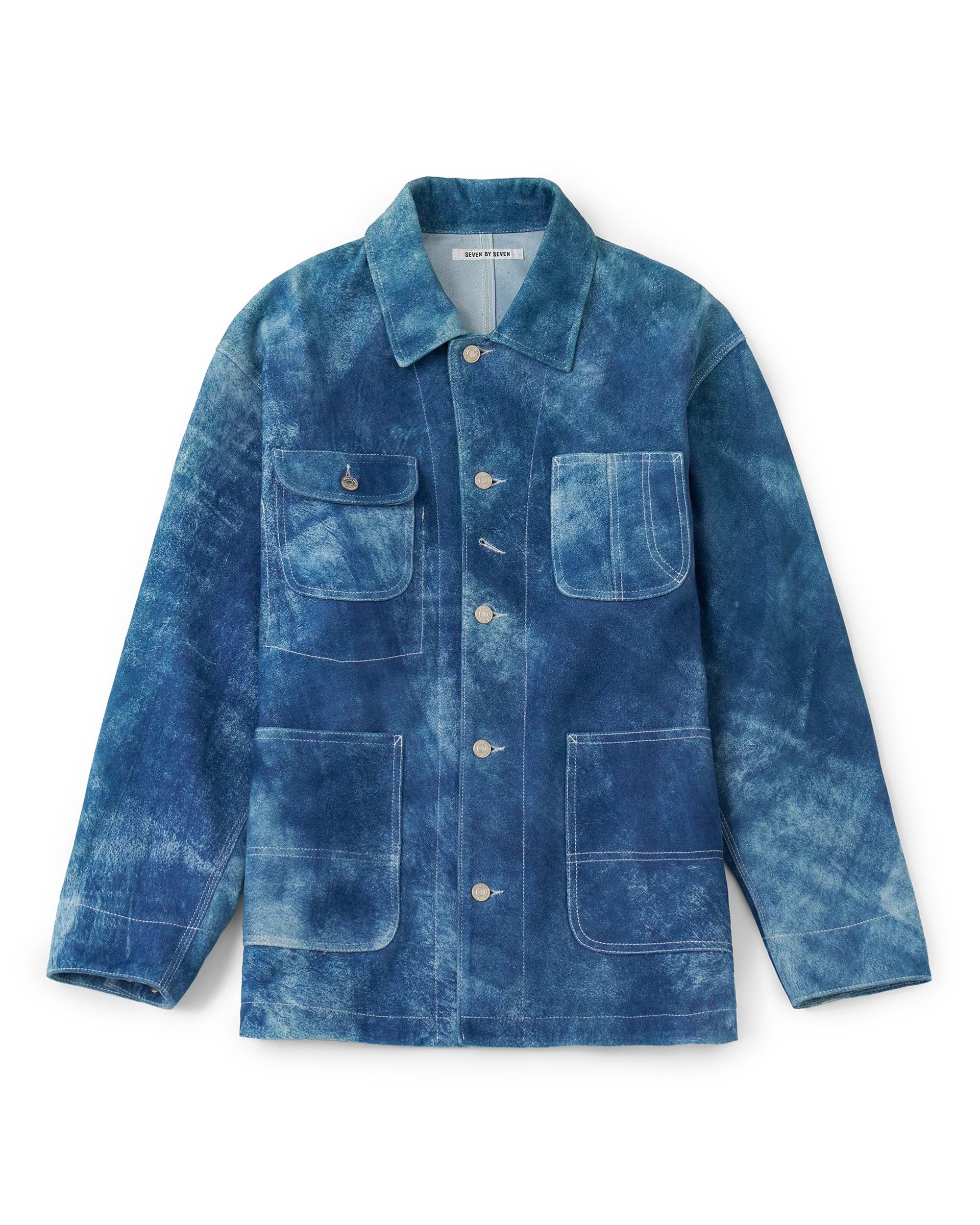 JACKET RIDERS LEATHER - SEVEN BY SEVEN ジャケット レザーライダース ‐Cow finish Vintage Heavy ジャケット・アウター