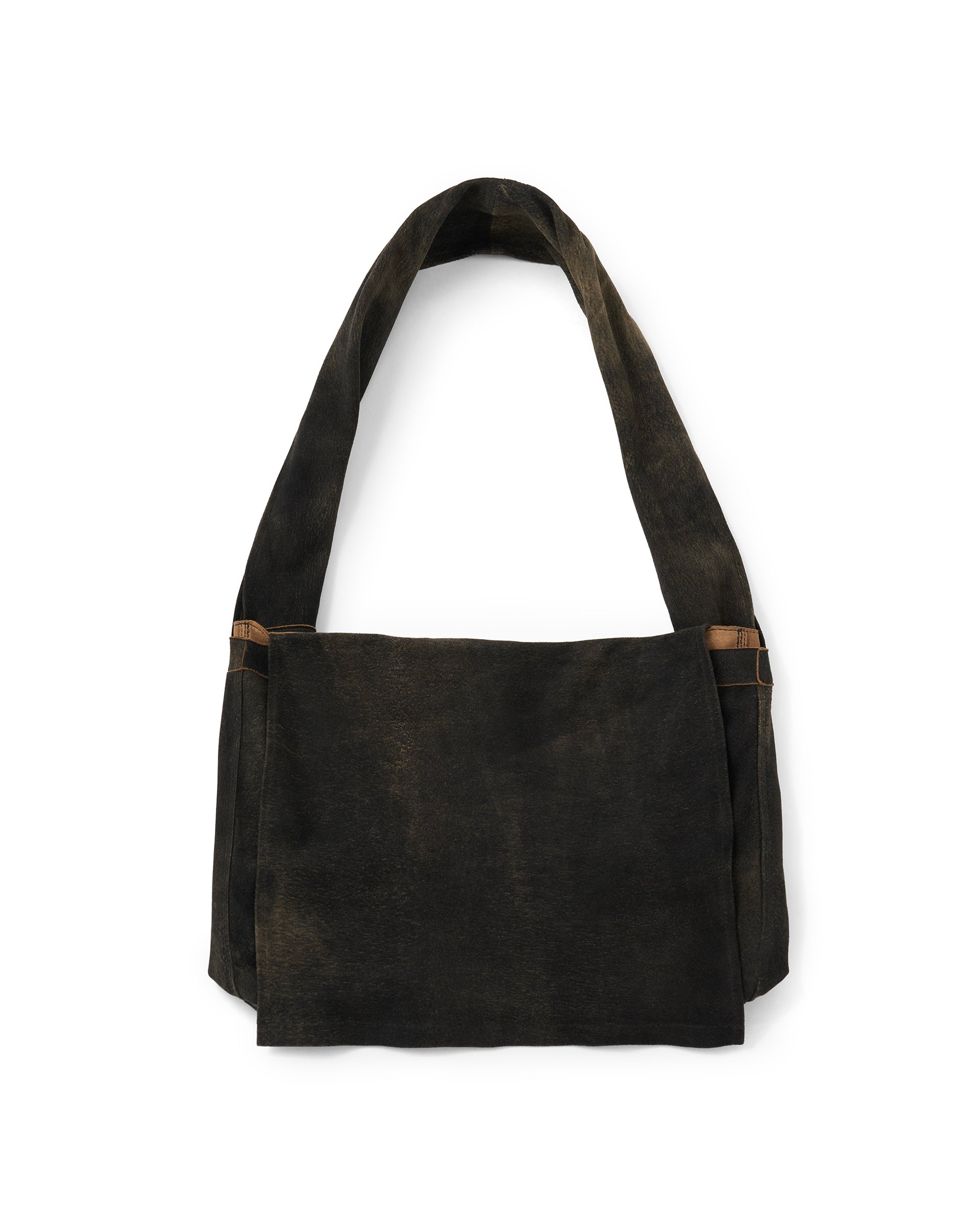 SEVEN BY SEVEN】レザーショルダーバッグ（ゴートスエード