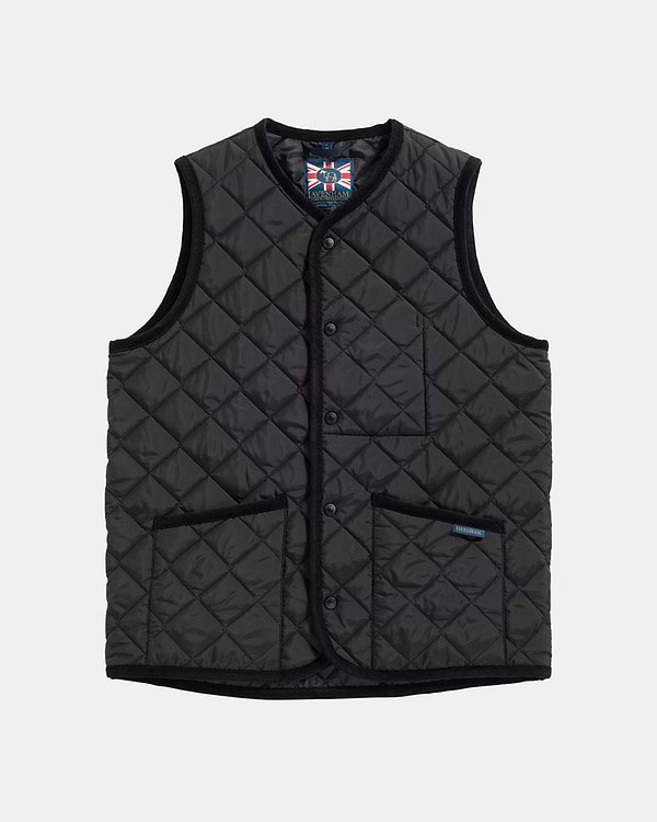 LAVENHAM】ビッグ キルト ボンバー ジレ（メンズ） – ファッション 