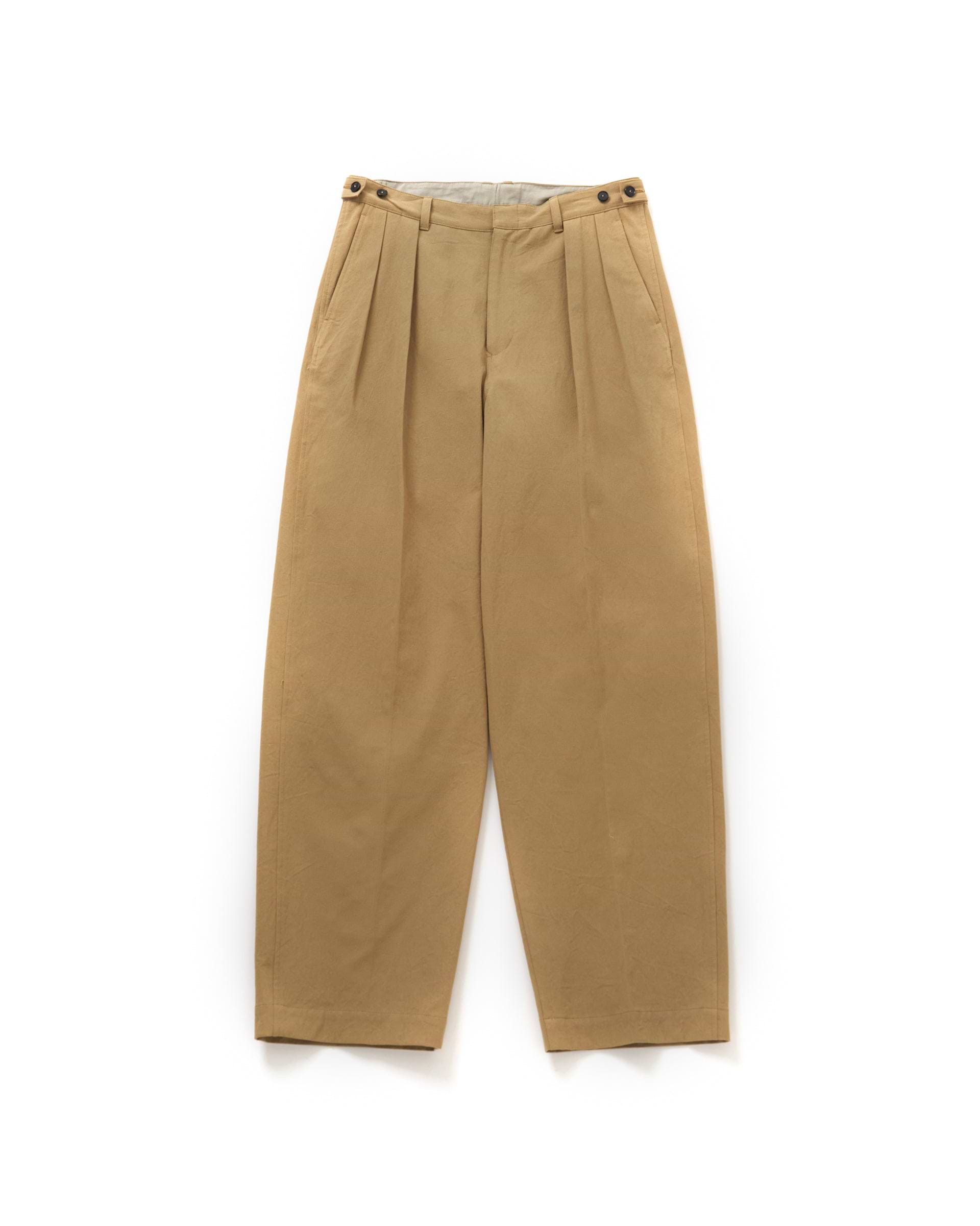 JANE SMITH / FLOWER PRINT COTTON RAYON WAIST ELASTIC PANTS