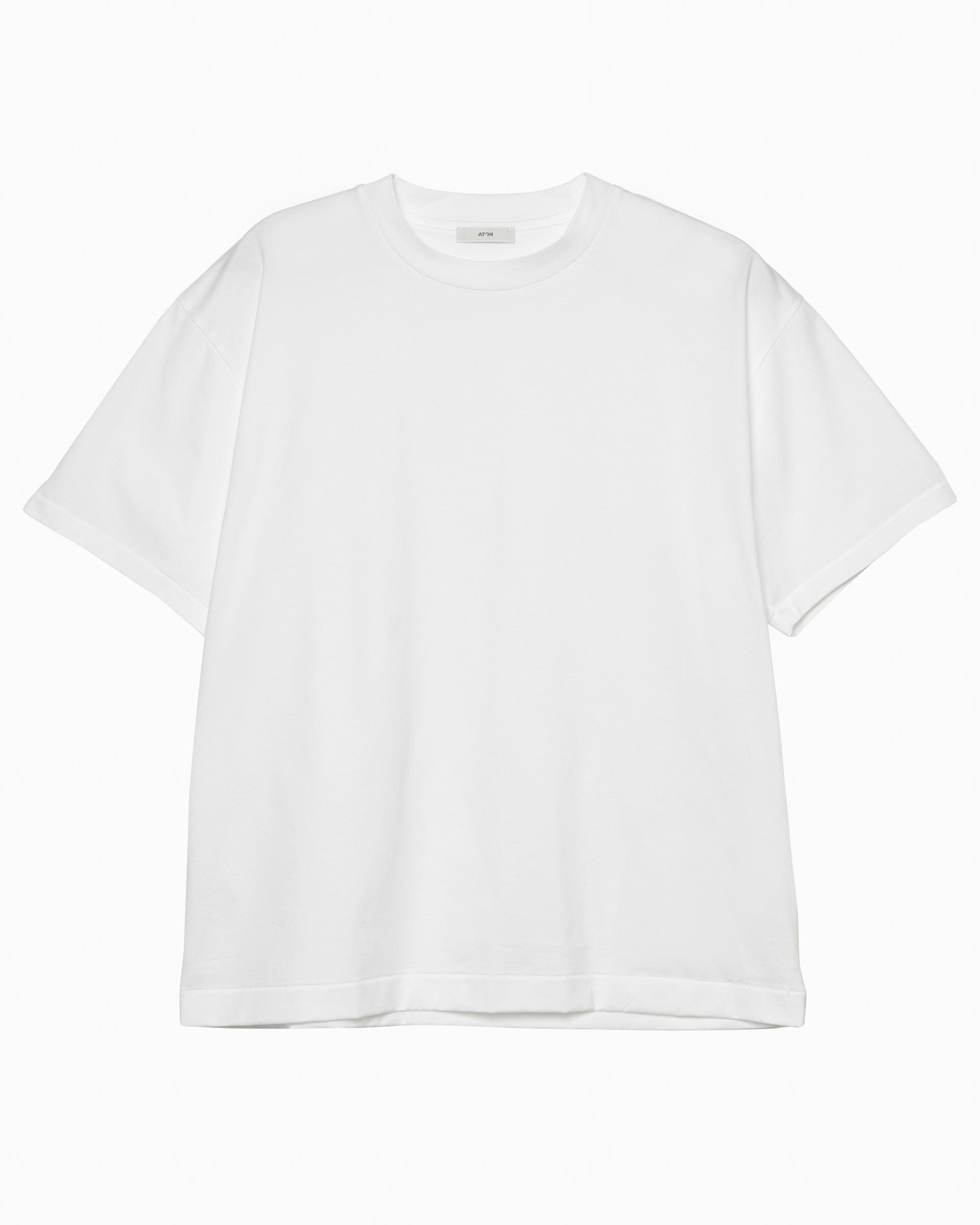 ATON】スビン60/2オーバーサイズTシャツ – ファッションスナップ