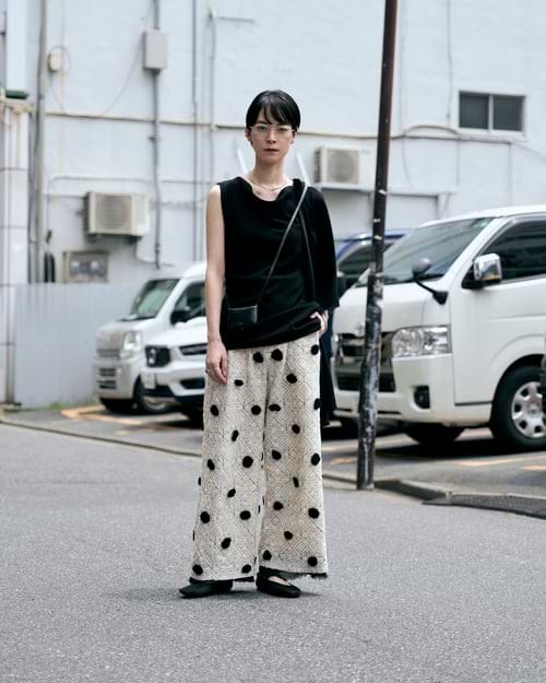 KANAKO SAKAI】ムラクモ絞りスカート – ファッションスナップストア