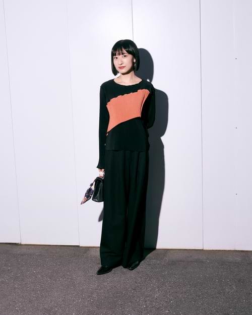 kotohayokozawa】スリットプリーツパンツ – ファッションスナップストア