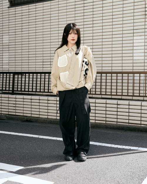 kotohayokozawa】スリットプリーツパンツ – ファッションスナップストア