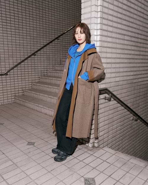 INSCRIRE】ベロアボーダーTシャツ | グリーン | ボーダー | F/STORE