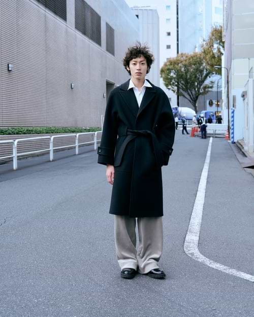 ウールリバーコート – ファッションスナップストア