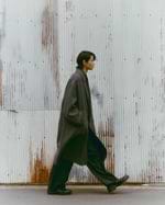 nonnotte】ドレーピングビッグH/Nプルオーバー ネイビー | 日本製 | F