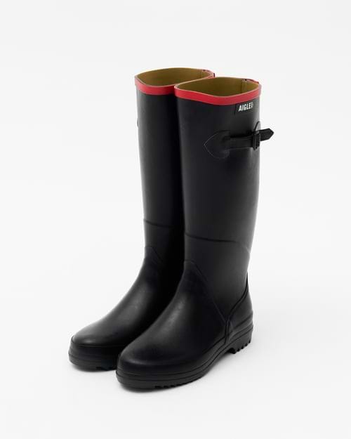 AIGLE】アリアハイラバーブーツ ブラック | 海外製 ラバーブーツ