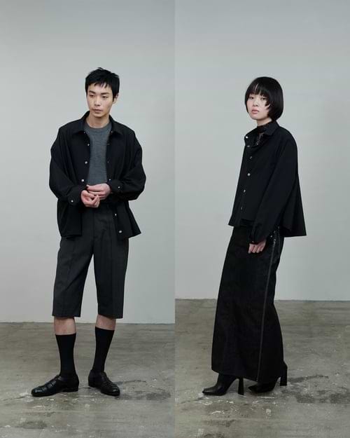 THE RERACS×1LDK×F/STORE＞レギュラーカラーAラインシャツ | コラボ