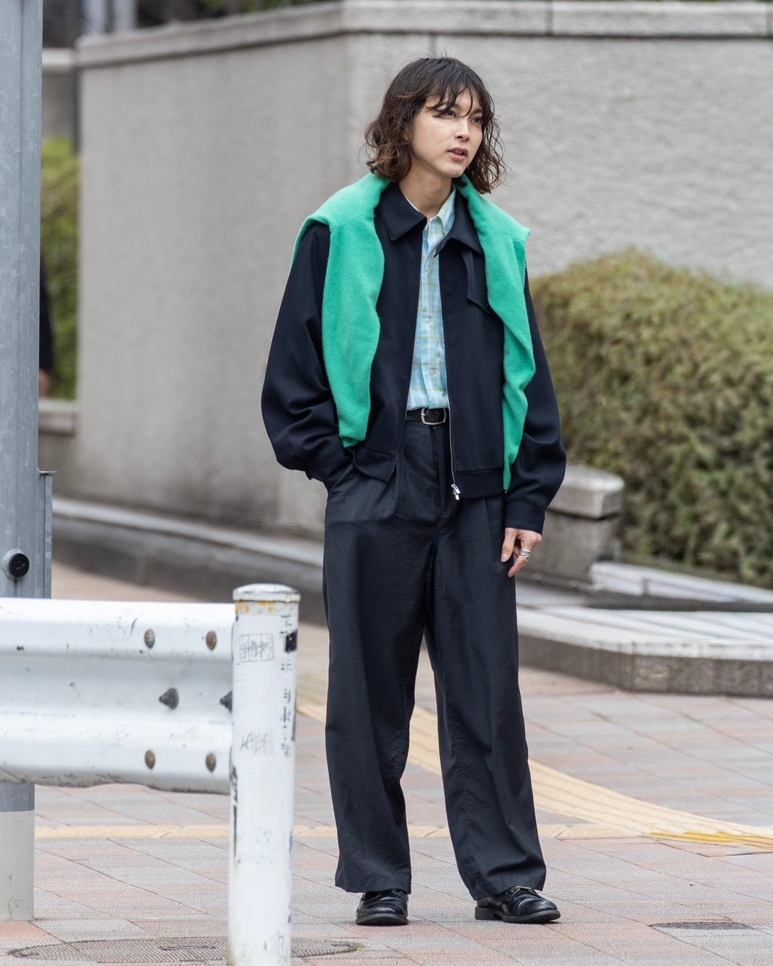 超高級★極美品◎CITY　ガンフラップジップブルゾン　S　ブラウン GUNFLAP ZIP BLOUSON – IRENISA