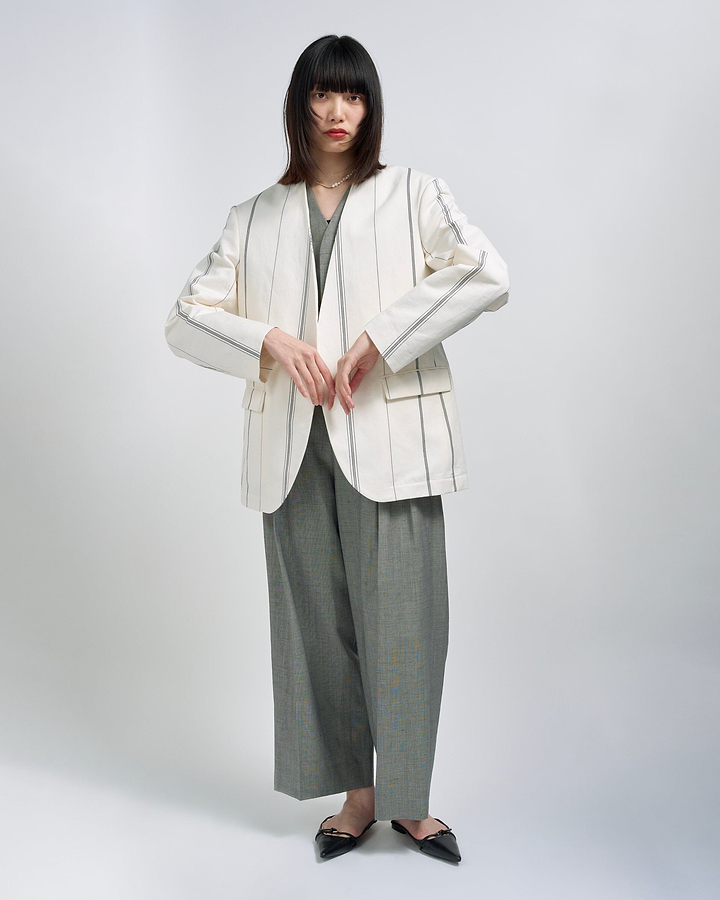着用サイズ4／身長174cm（セットアップを自由に着回す、この春に迎えたい編集部おすすめのアイテムをチェック【シーオール編】掲載）