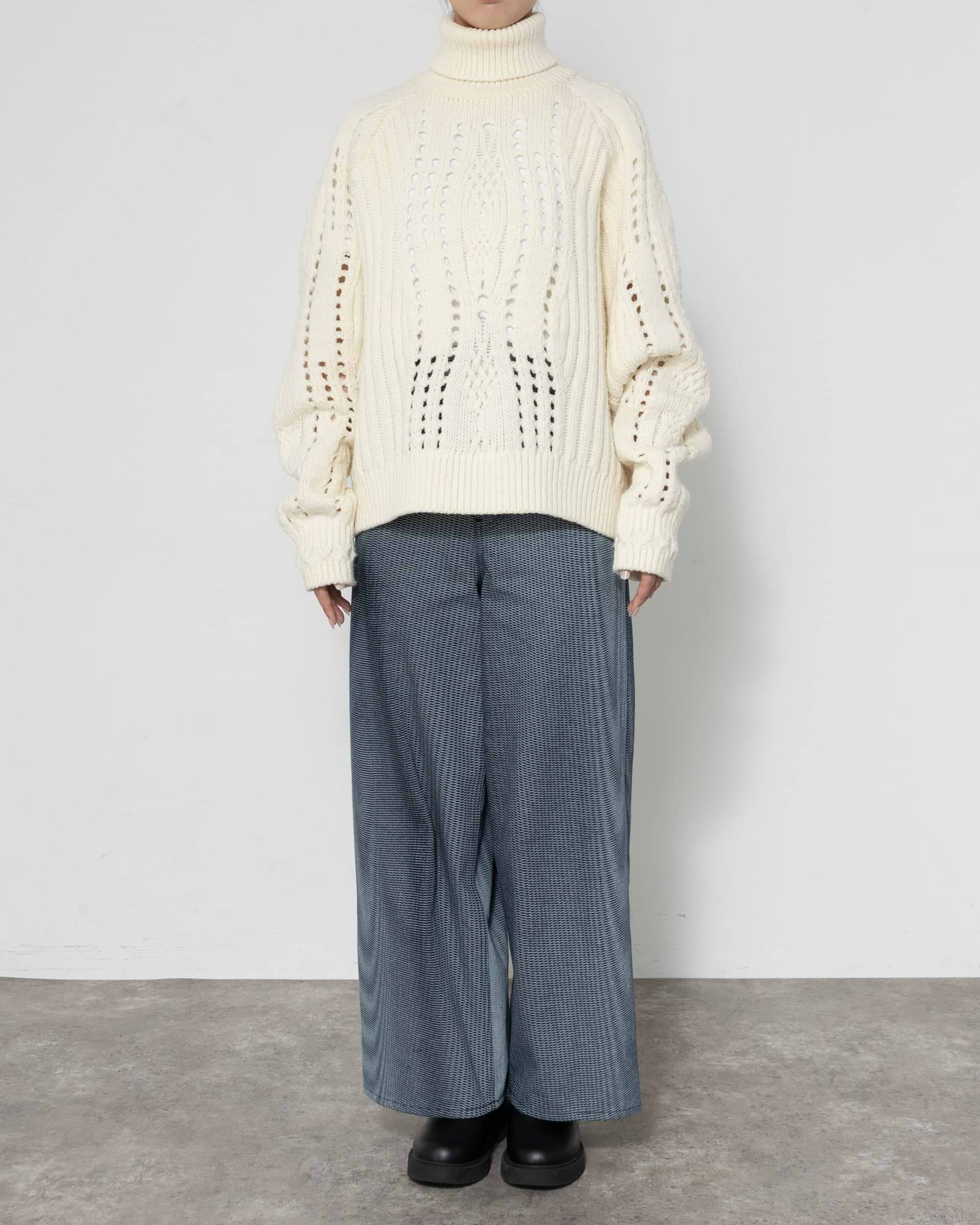 HATRA ジャガードニット S CFCLやユキ フジサワ、ハトラ…この冬欲しい