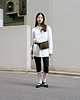 【25SS】リネンレースアップシャツ