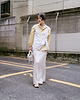【25SS】シルクパイピングパジャマシャツ