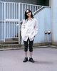 【25SS】リネンレースアップシャツ