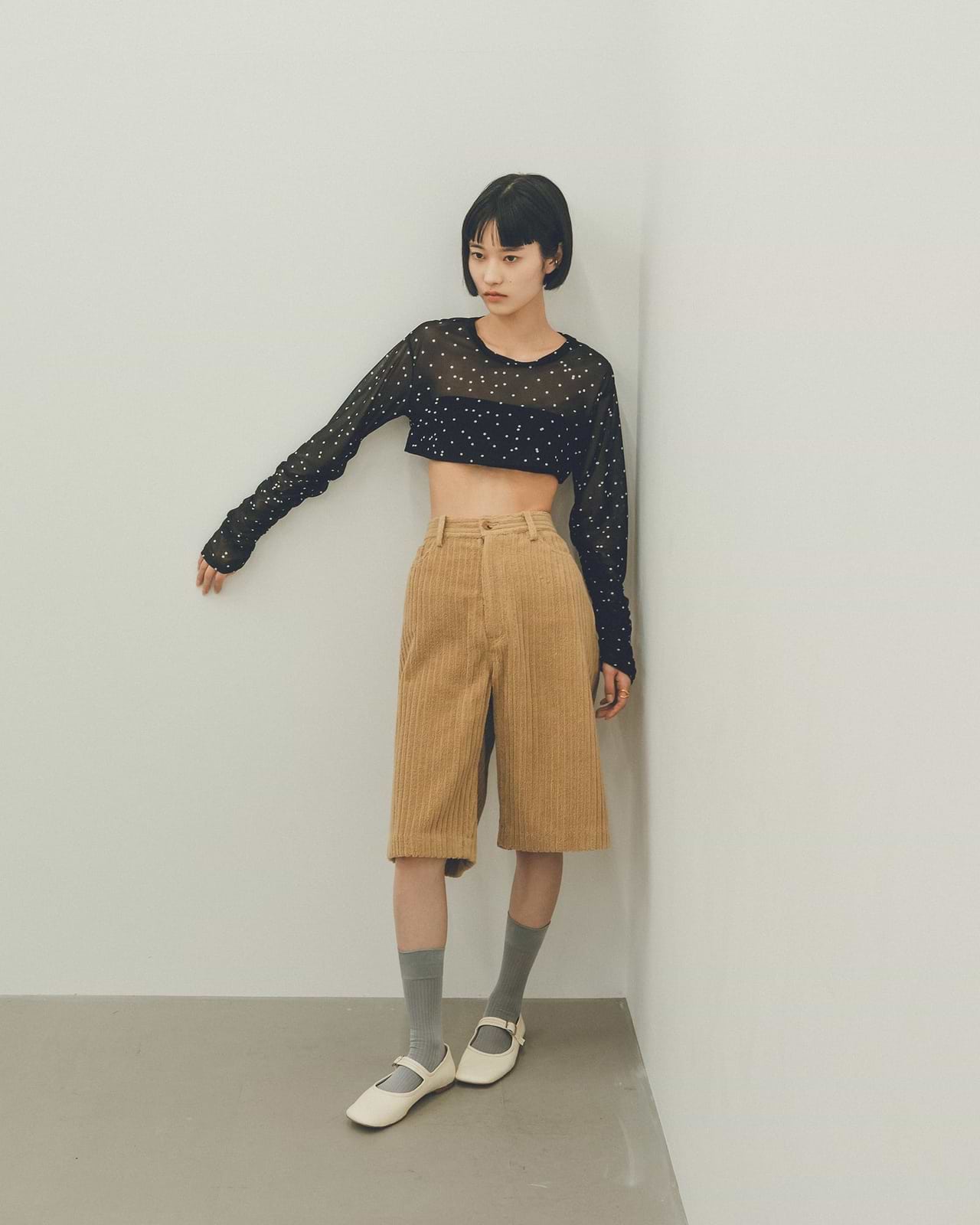 着用サイズ36/身長165cm(旬な着こなしを叶えるスタイルヒント 押さえておきたい3つのキーワードとイットなアイテム掲載)