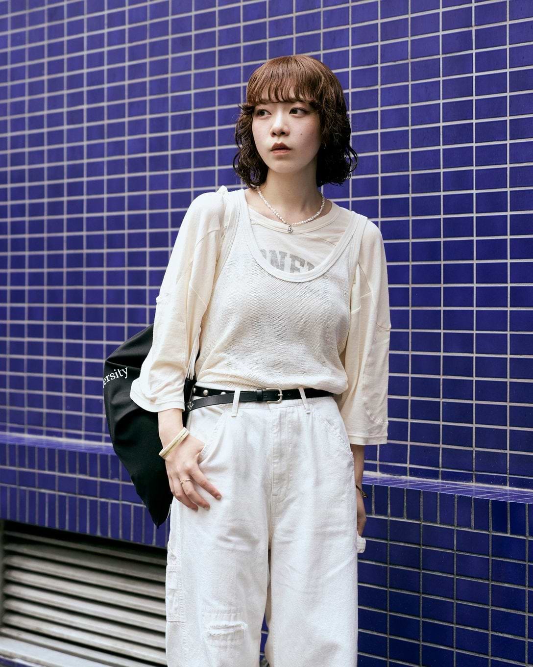 着用サイズFREE（スナップモデル：椎名晴香）