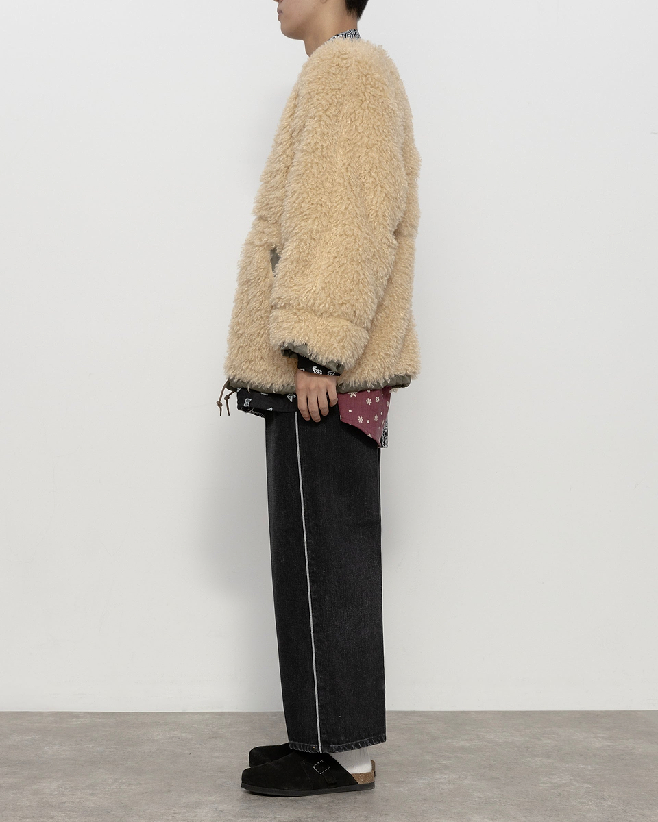 【23AW】＜ジェーン スミス＞ダブルニードルファーリバーシブルジャケット