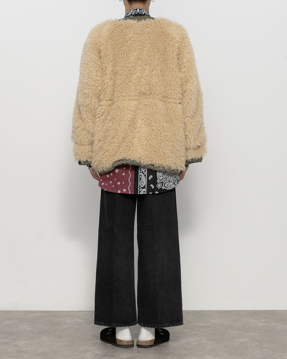 【23AW】＜ジェーン スミス＞ダブルニードルファーリバーシブルジャケット