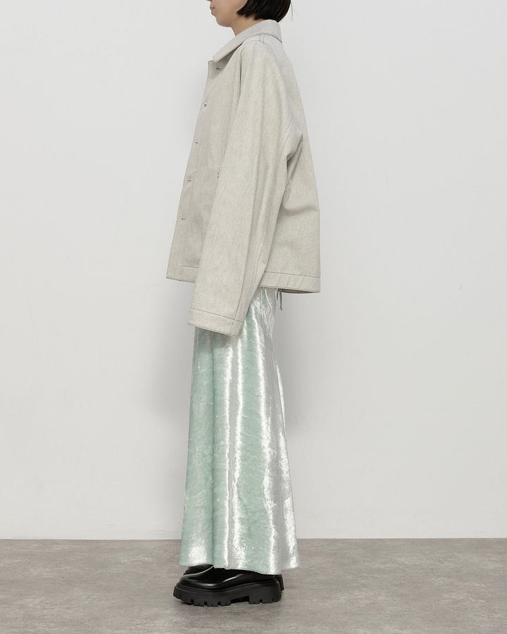 IRENISA】モディファイドスリーブショートブルゾン – ファッション  