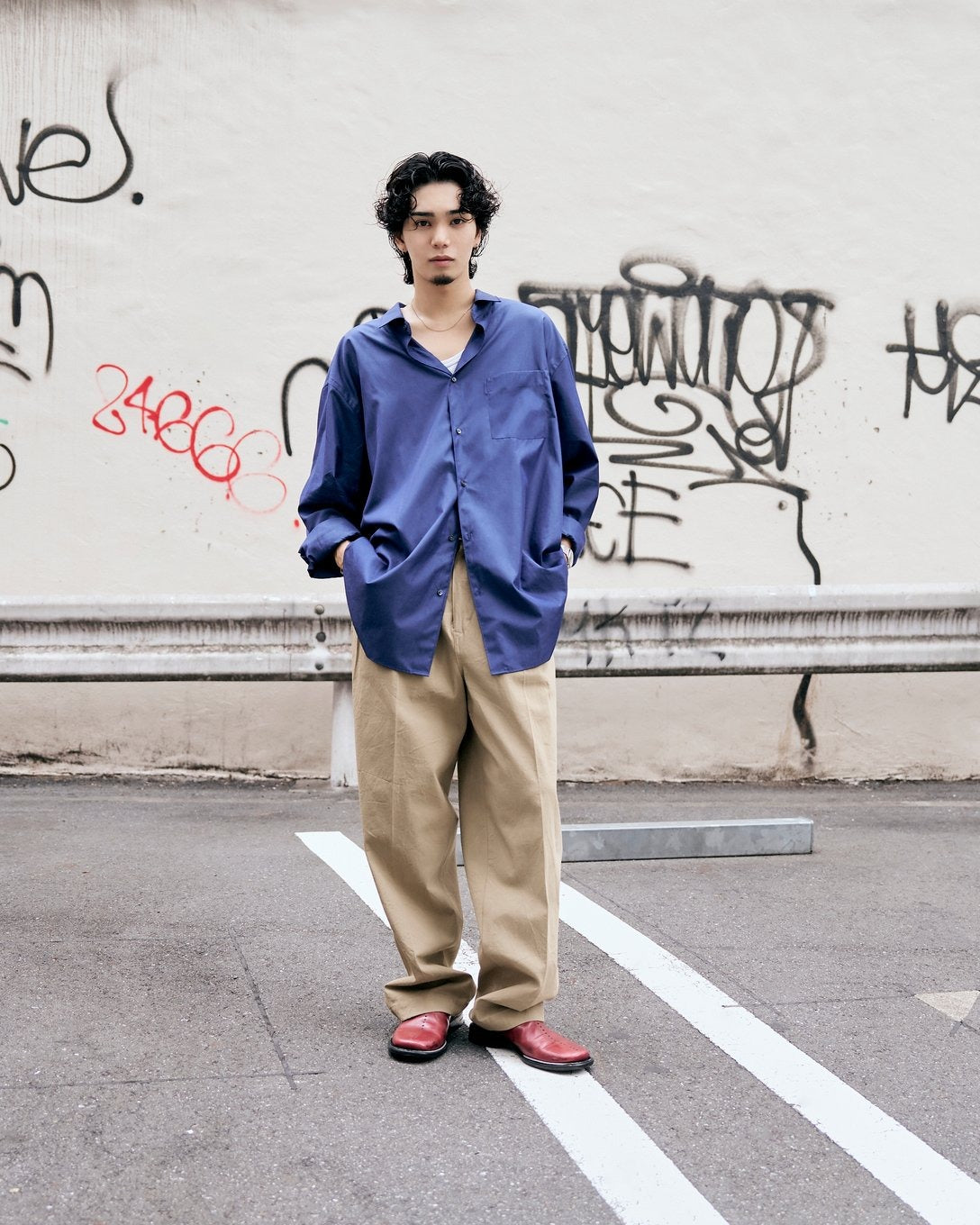 着用サイズM／身長174cm（スナップモデル：江藤翼）