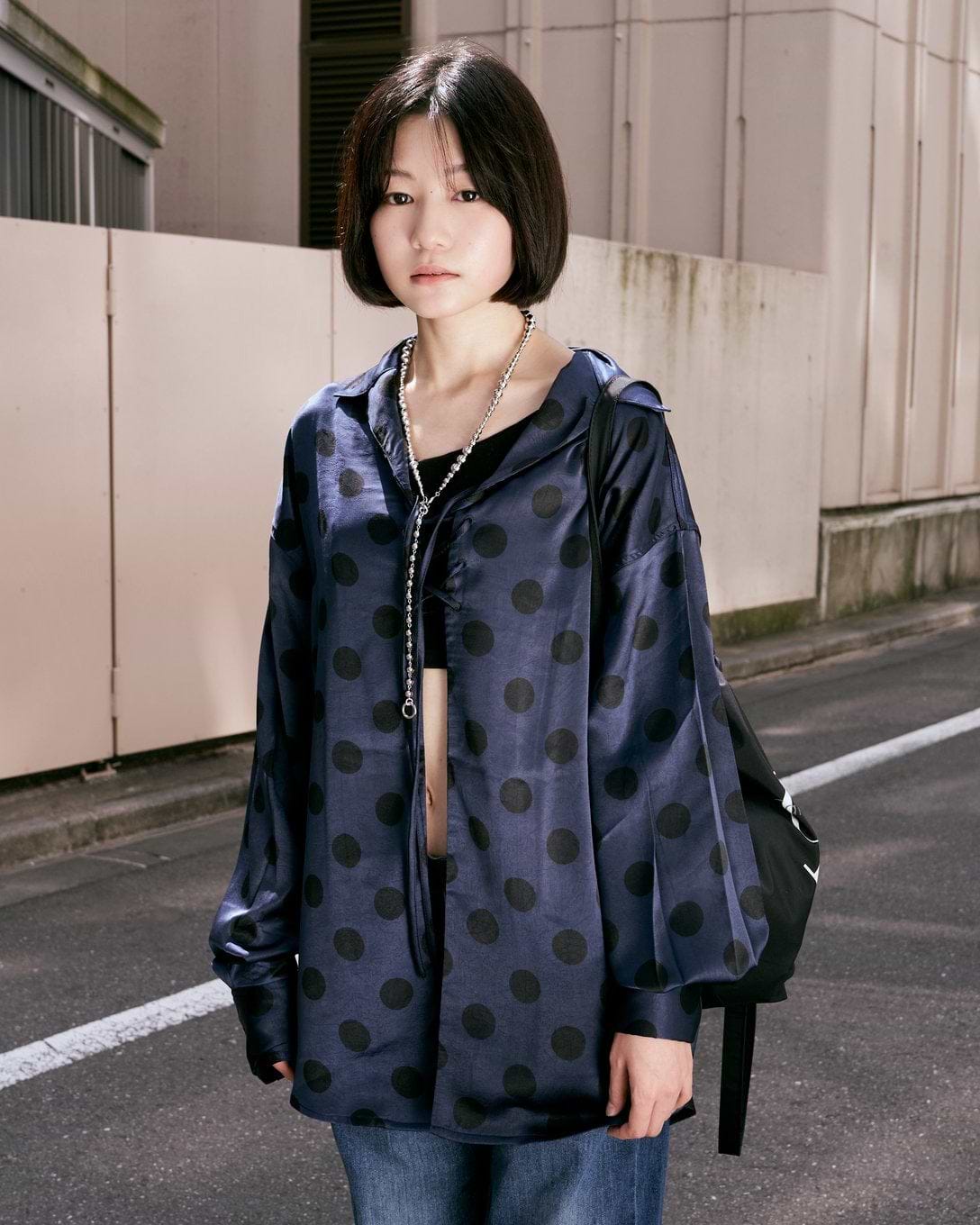 Soierie】メタルボールカラビナネックレス（ロング） – ファッション