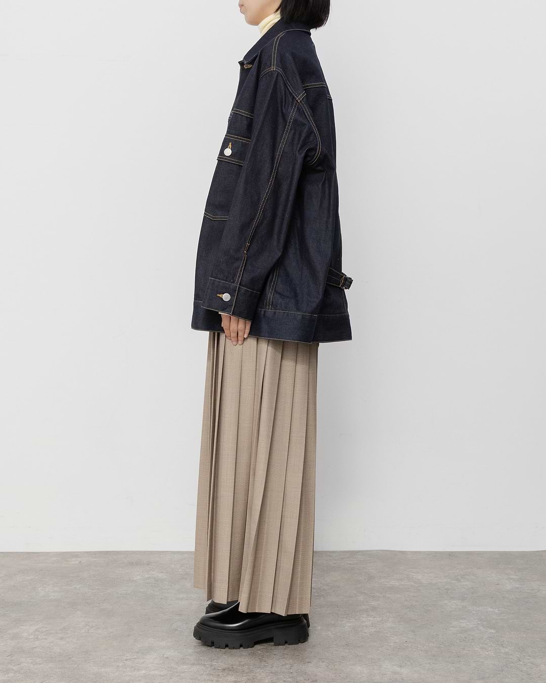 beautiful people】セルビッチデニムビッグブルゾン – ファッション  