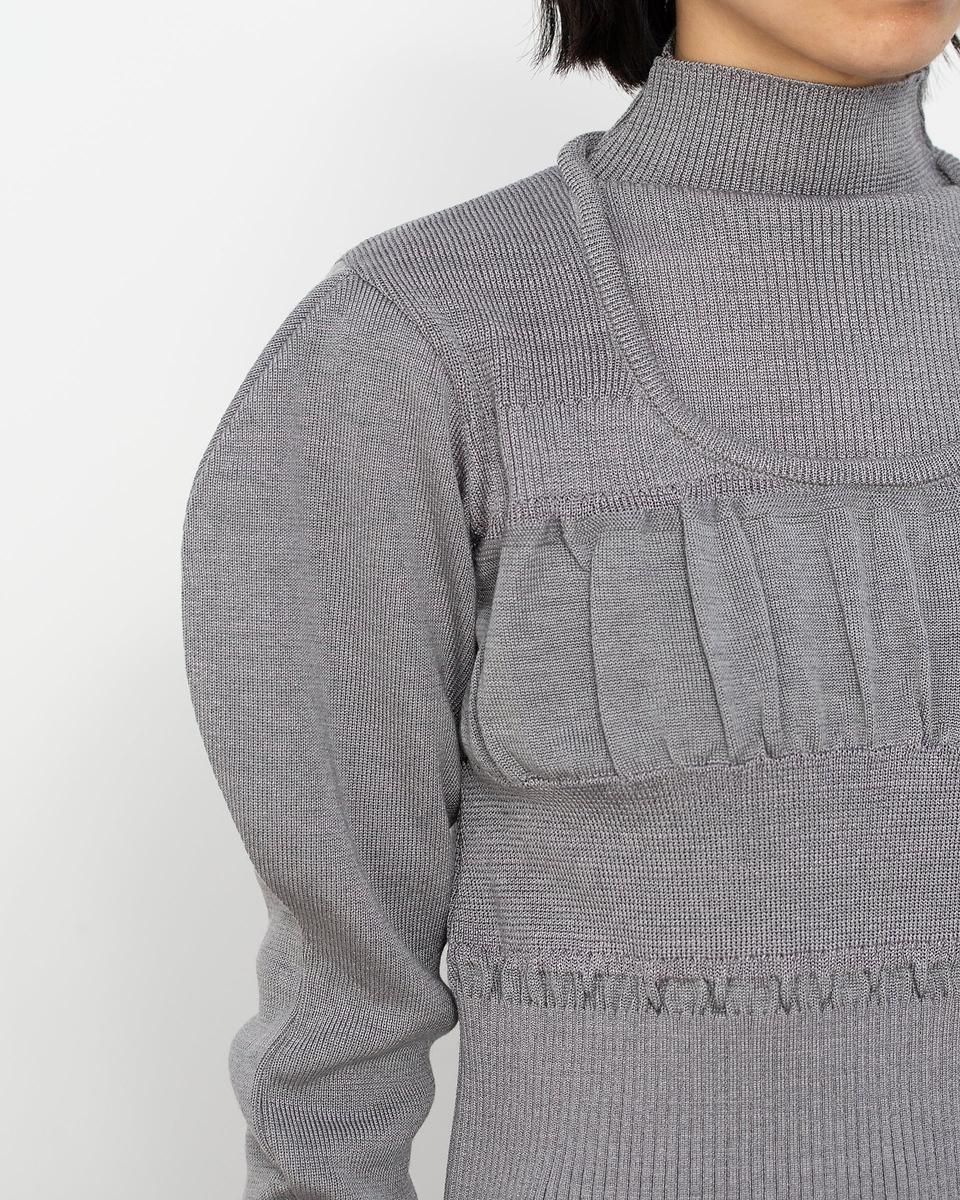 【23AW】レイヤードネックトップ