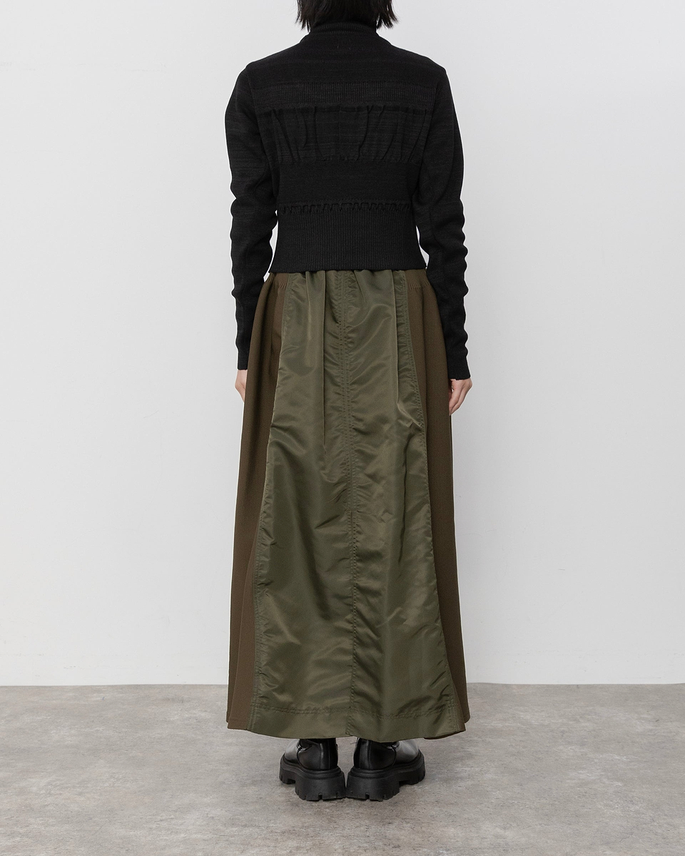 【23AW】コンビネーションフレアスカート
