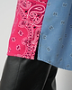 【23AW】バンダナパッチワークロングスリーブシャツ（ミックス）